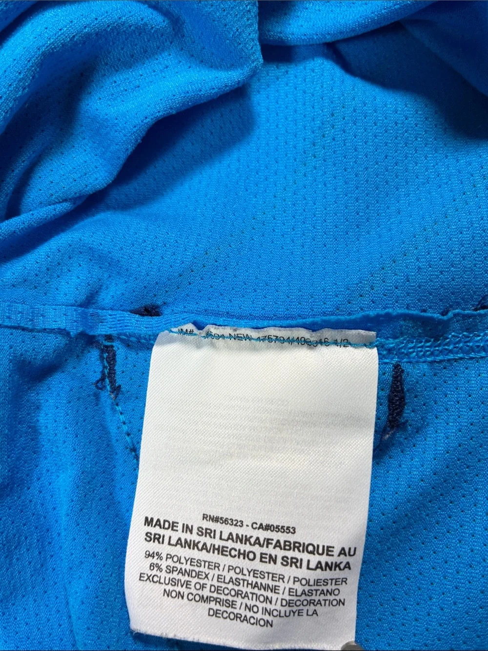 Nike Blue John McEnroe Tennis Academy Short Sleeve Tee, size XS